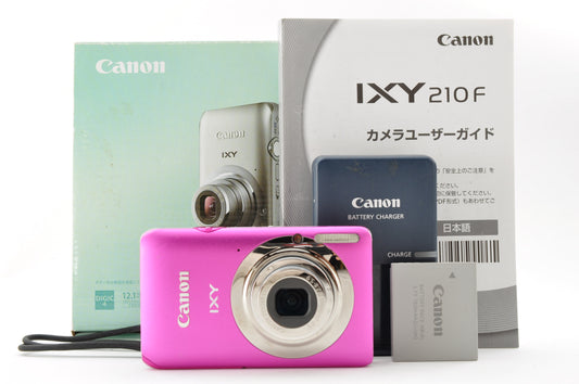 Canon IXY 210F Pink 12.1MP PowerShot Compact Digital Camera From Japan [Exc+5]