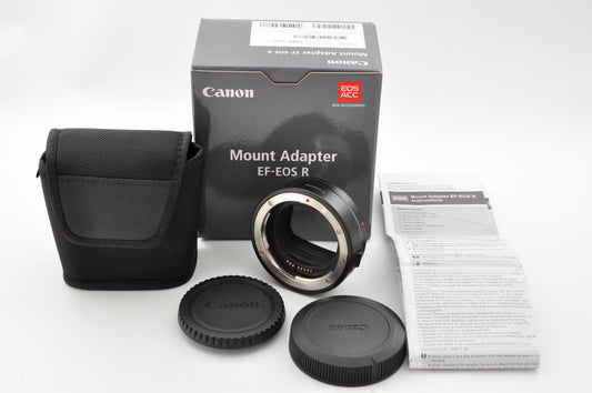 Canon Mount Adapter EF-EOS R Lens w/Case Manual Box from Japan [Near Mint]